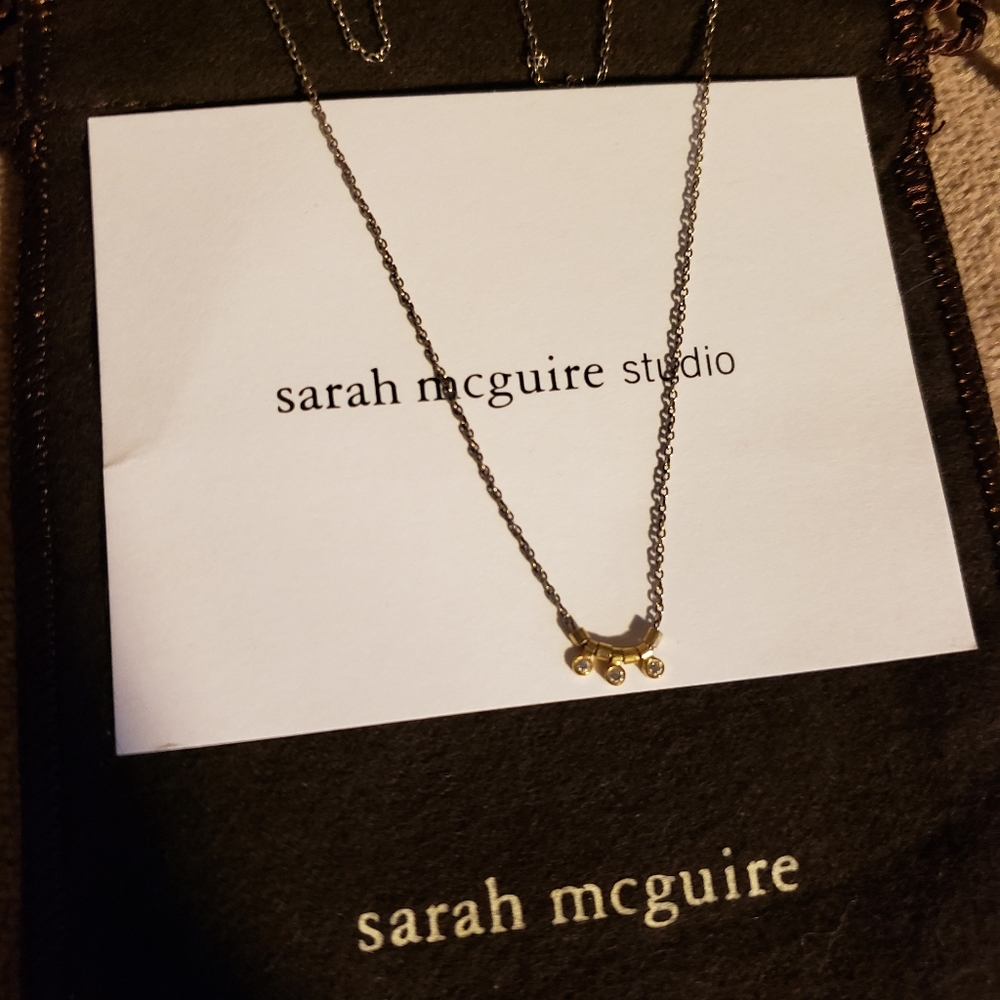 Diamond necklace from Sarah McGuire